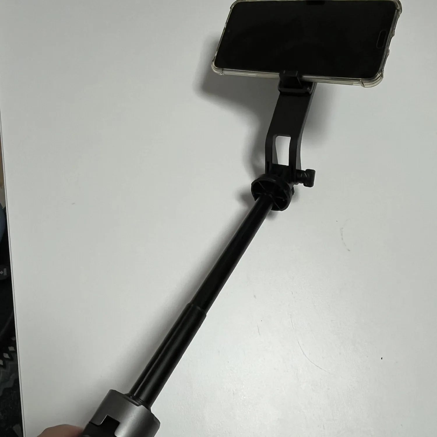 google pixelに最適な自撮り棒にスマホセット