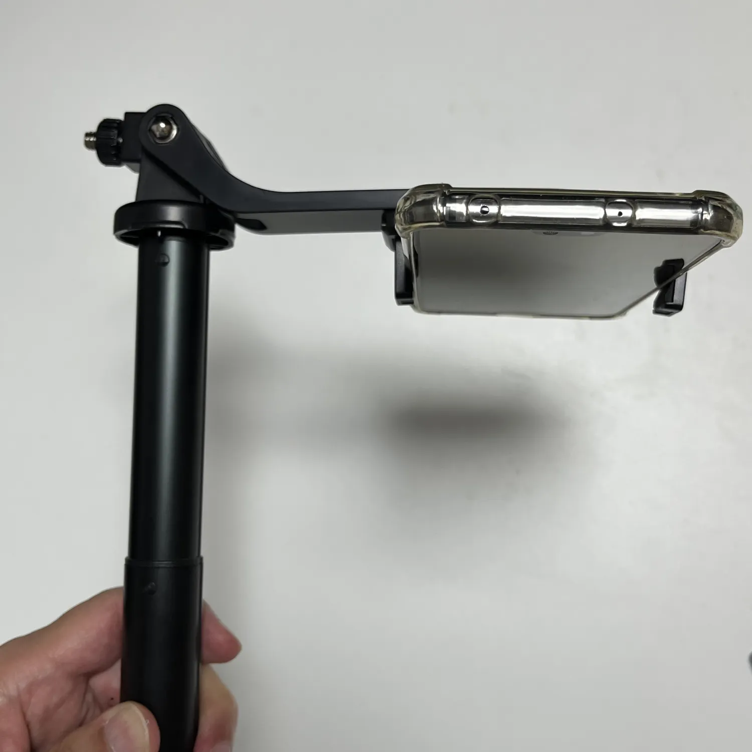 google pixelに最適な自撮り棒の前後角度