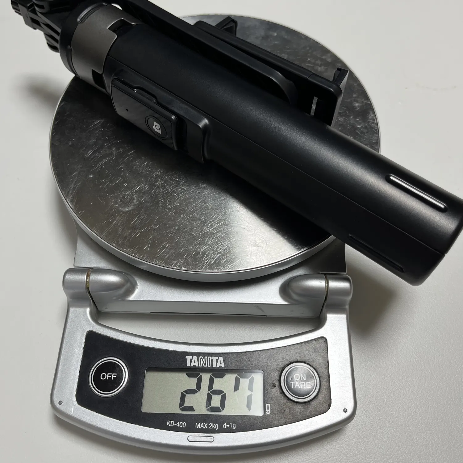 google pixelに最適な自撮り棒の重さ 